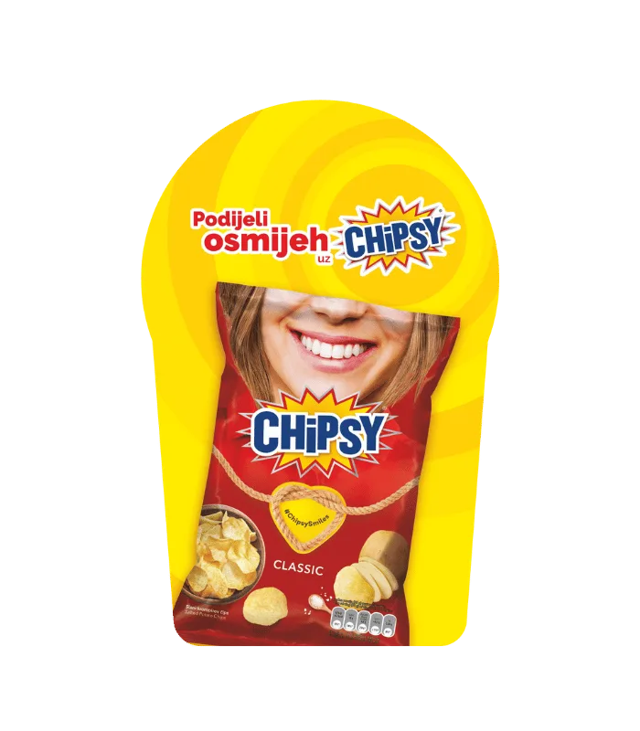 Brendirani automiris po meri za Chipsy – oblik prema vizualu kampanje